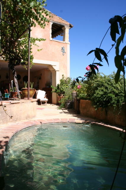 La Salamandre Bleue Villa Chantemerle-les-Grignan Bagian luar foto